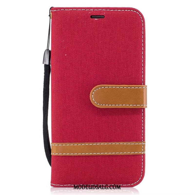 Samsung Galaxy S7 Etui / Cover Beskyttelse Lædertaske Clamshell Denim Lilla