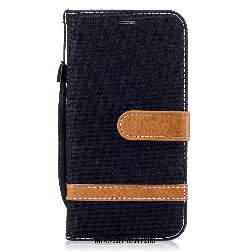 Samsung Galaxy S7 Etui / Cover Beskyttelse Lædertaske Clamshell Denim Lilla