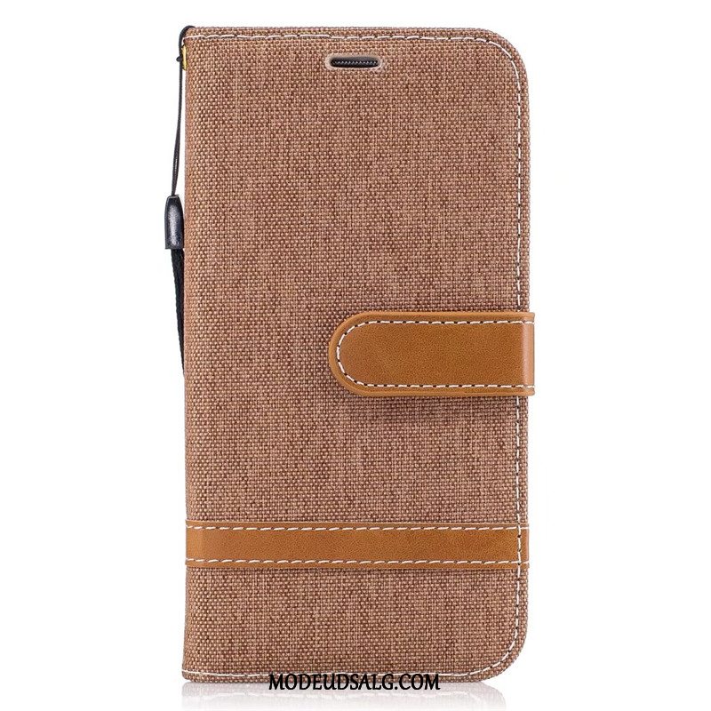 Samsung Galaxy S7 Etui / Cover Beskyttelse Lædertaske Clamshell Denim Lilla