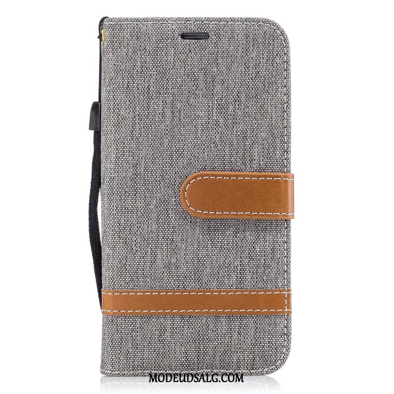 Samsung Galaxy S7 Etui / Cover Beskyttelse Lædertaske Clamshell Denim Lilla