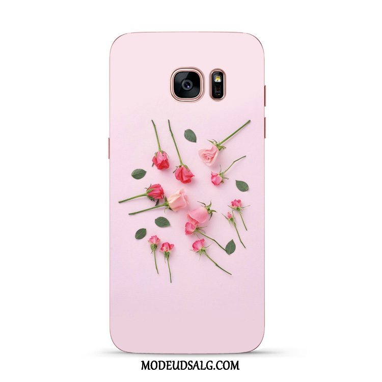 Samsung Galaxy S7 Etui / Cover Europa Blød Rose Vind Blomster