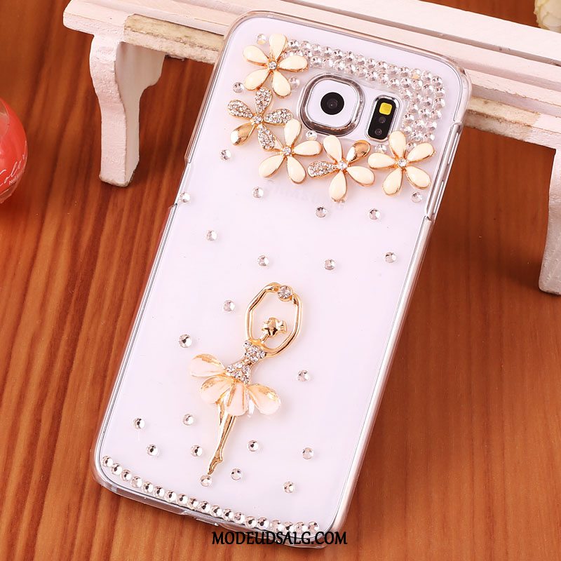 Samsung Galaxy S7 Etui Kreativ Gennemsigtig Strass Lyserød Mode