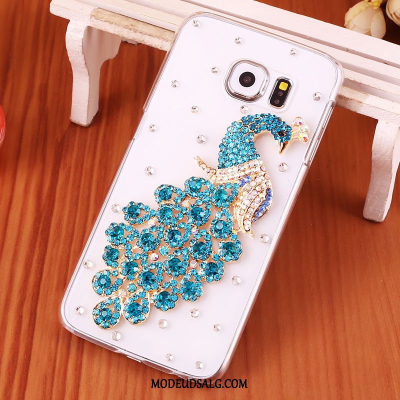 Samsung Galaxy S7 Etui Kreativ Gennemsigtig Strass Lyserød Mode