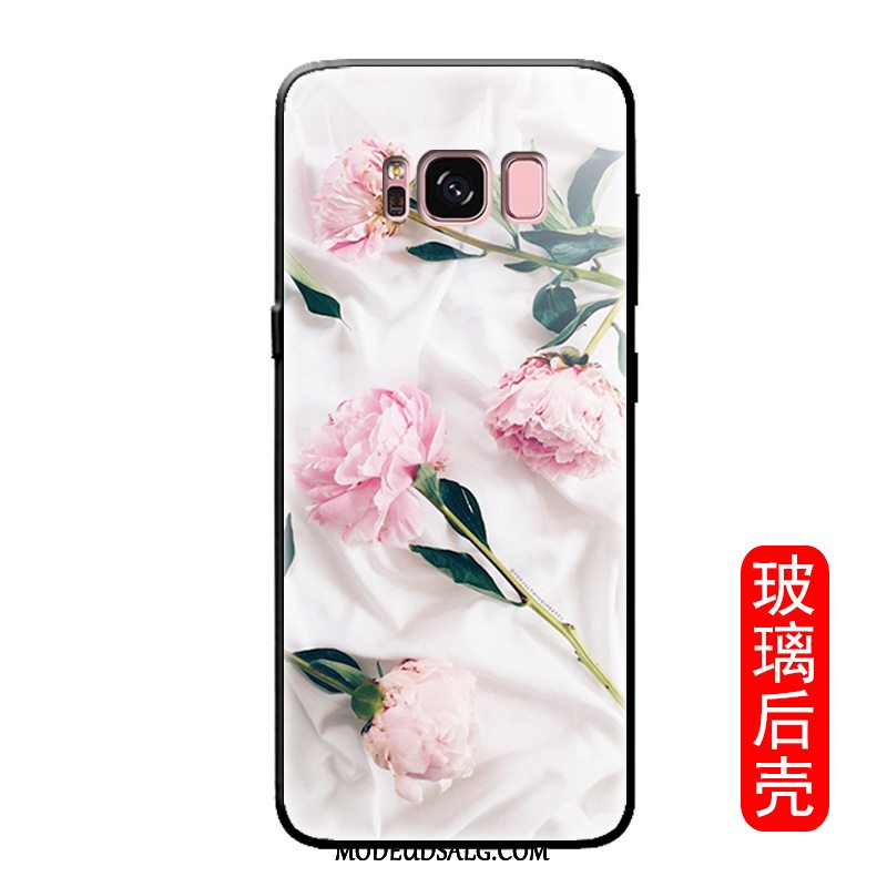 Samsung Galaxy S8+ Etui Alt Inklusive Rose Hærdet Glas Frisk Spejl