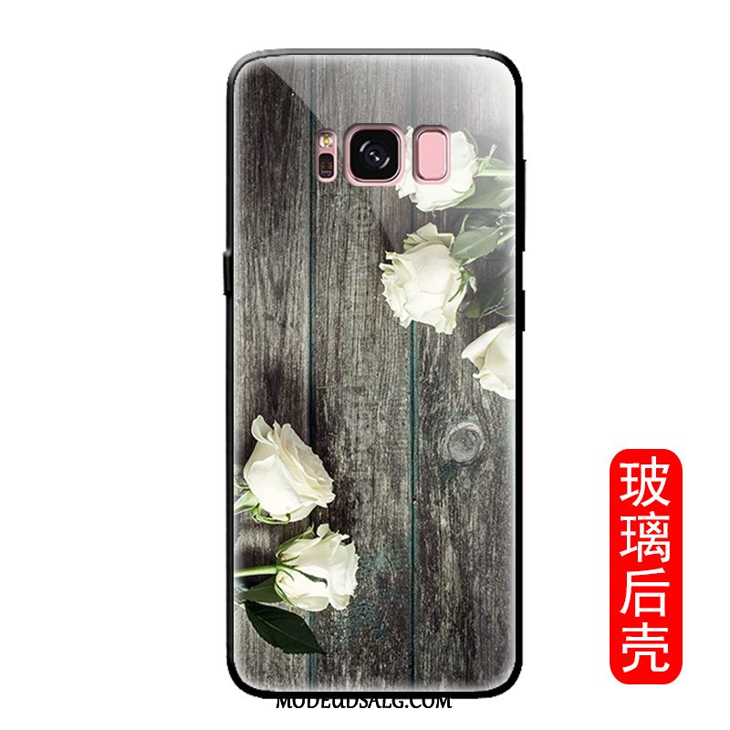 Samsung Galaxy S8+ Etui Alt Inklusive Rose Hærdet Glas Frisk Spejl