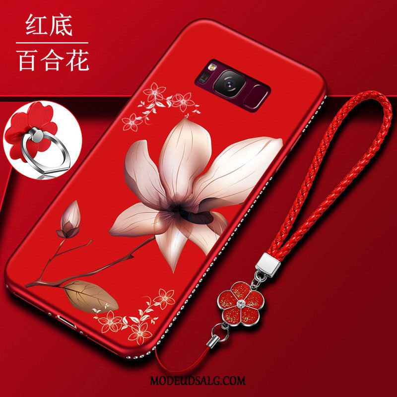 Samsung Galaxy S8+ Etui Anti-fald Alt Inklusive Blomster Hængende Ornamenter Cover