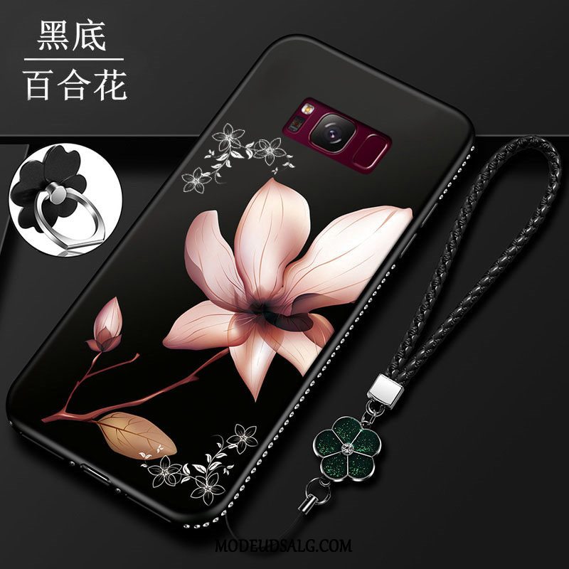 Samsung Galaxy S8+ Etui Anti-fald Alt Inklusive Blomster Hængende Ornamenter Cover