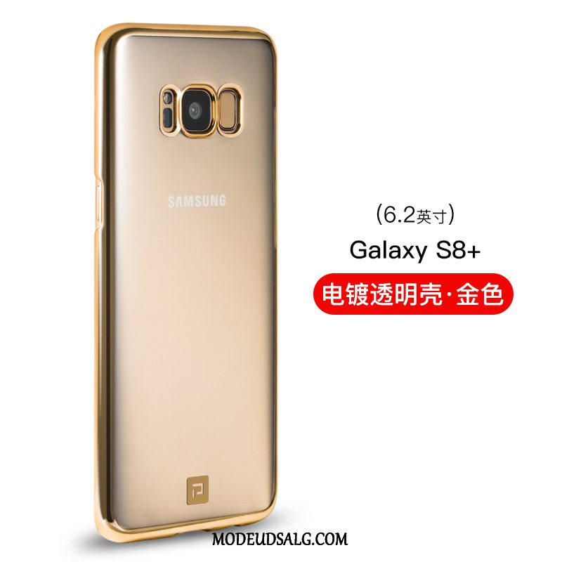 Samsung Galaxy S8+ Etui Belægning Anti-fald Guld Glas Cover