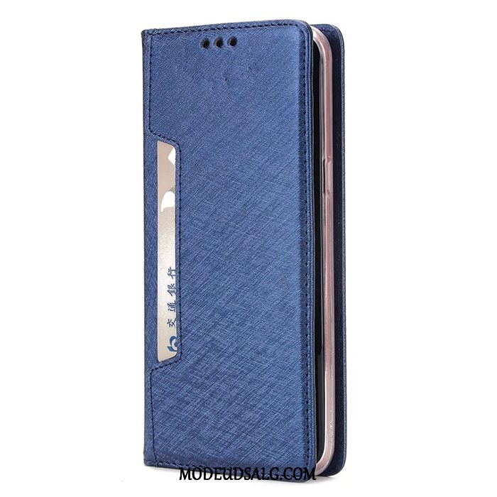 Samsung Galaxy S8+ Etui Beskyttelse Cover Folio Magnetisk Sølv