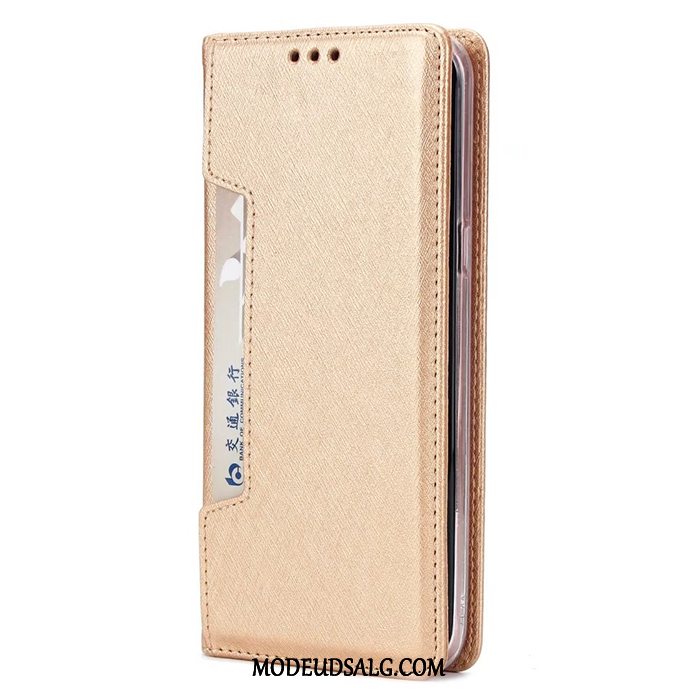 Samsung Galaxy S8+ Etui Beskyttelse Cover Folio Magnetisk Sølv