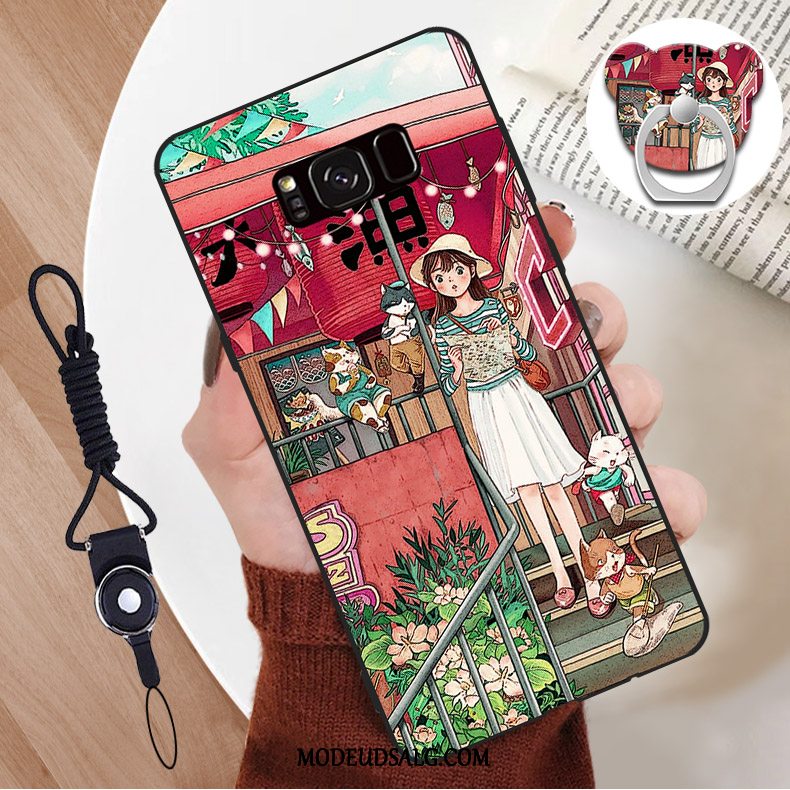 Samsung Galaxy S8 Etui Blød Cartoon Grå Af Personlighed Cover