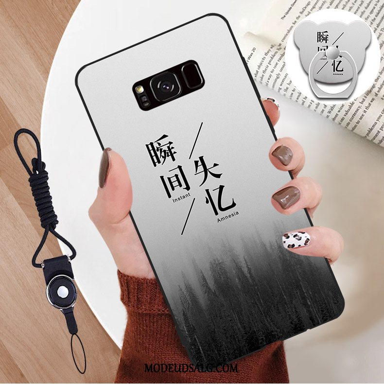 Samsung Galaxy S8 Etui Blød Cartoon Grå Af Personlighed Cover