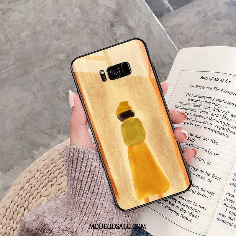 Samsung Galaxy S8+ Etui / Cover Fjer Farve Kreativ Blød Glas