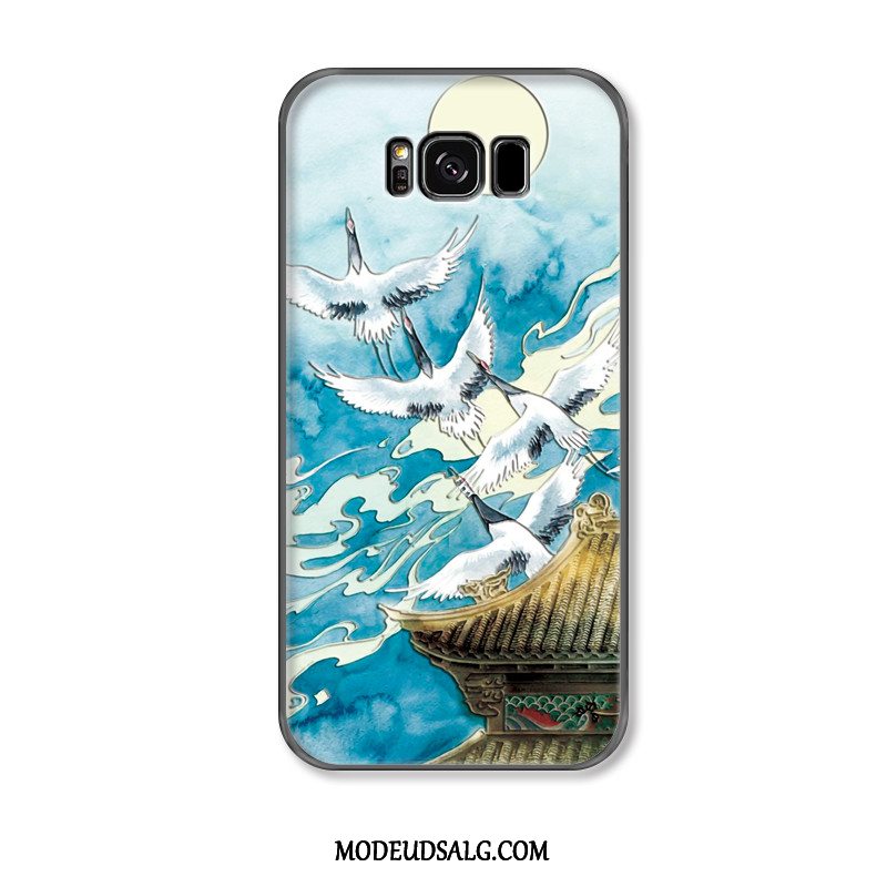 Samsung Galaxy S8 Etui / Cover Grøn Kinesisk Stil Relief Kreativ