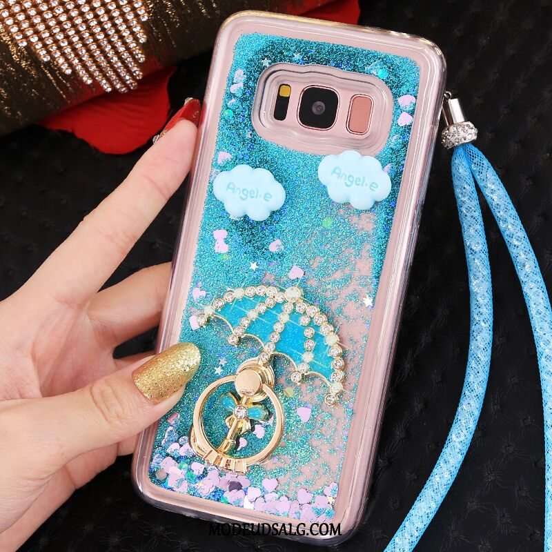 Samsung Galaxy S8 Etui / Cover Lilla Silikone Trend Hængende Ornamenter