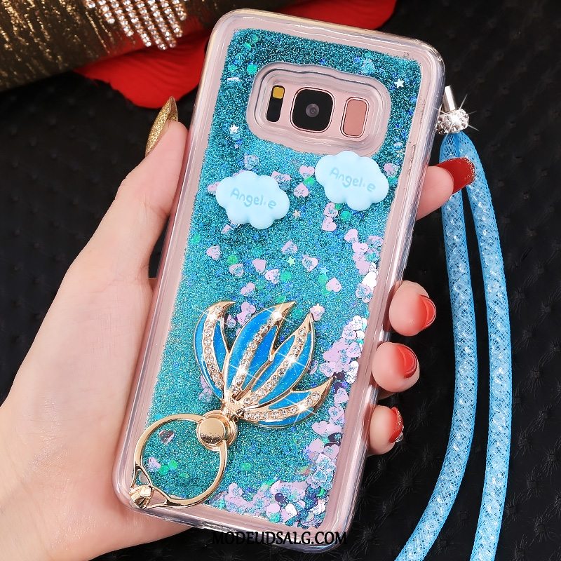 Samsung Galaxy S8 Etui / Cover Lilla Silikone Trend Hængende Ornamenter