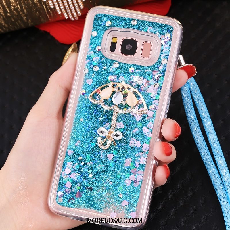 Samsung Galaxy S8 Etui / Cover Lilla Silikone Trend Hængende Ornamenter