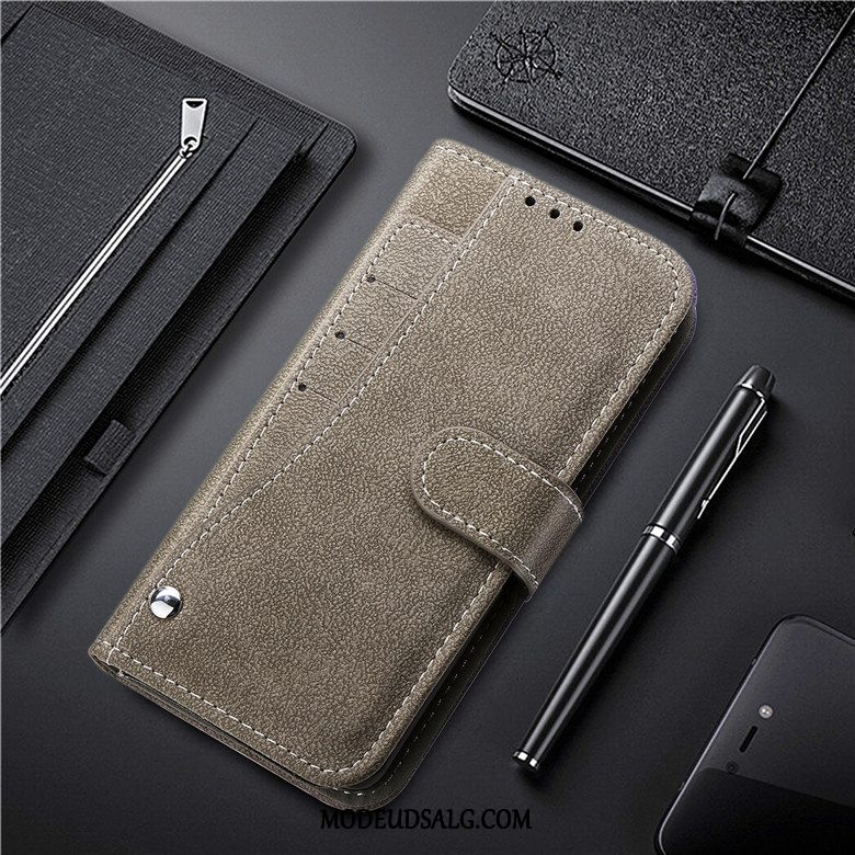 Samsung Galaxy S8 Etui / Cover Rød Blød Lædertaske Folio