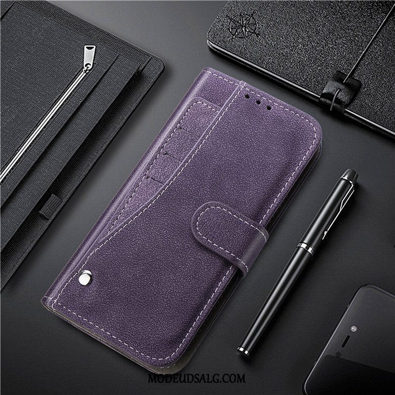 Samsung Galaxy S8 Etui / Cover Rød Blød Lædertaske Folio