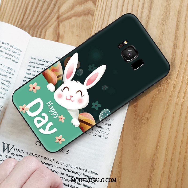 Samsung Galaxy S8+ Etui Cover Sort Smuk Cartoon Af Personlighed