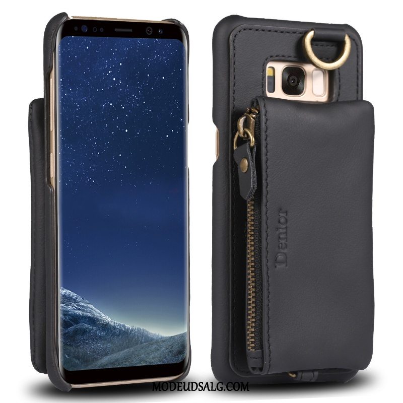 Samsung Galaxy S8 Etui Cover Tegnebog Beskyttelse Læder Læder Top