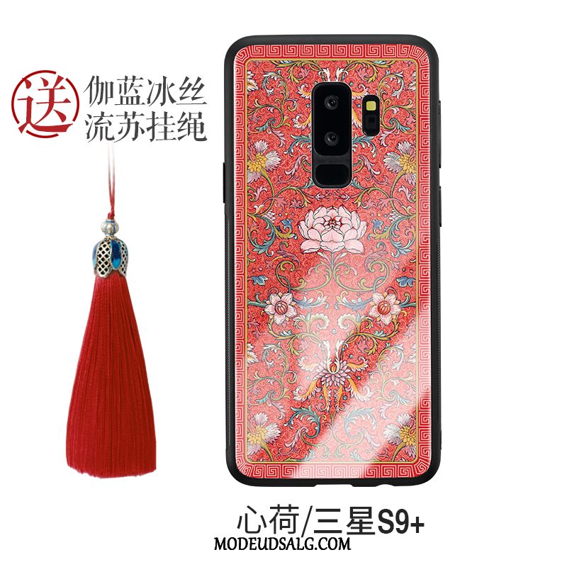 Samsung Galaxy S9+ Etui Alt Inklusive Kreativ Trendy Kinesisk Stil Glas