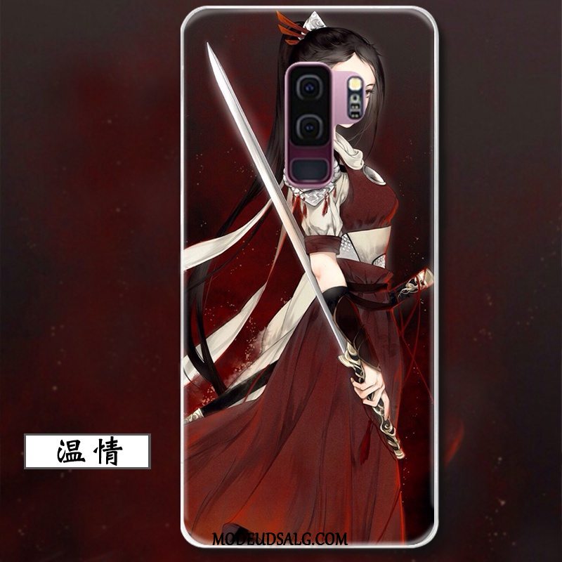 Samsung Galaxy S9+ Etui Blød Kreativ Beskyttelse Cover Blå