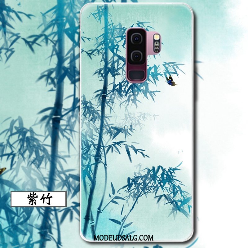 Samsung Galaxy S9+ Etui Blød Kreativ Beskyttelse Cover Blå