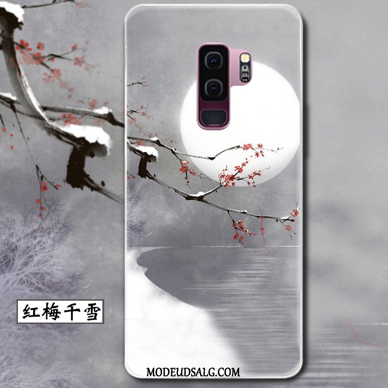 Samsung Galaxy S9+ Etui Blød Kreativ Beskyttelse Cover Blå