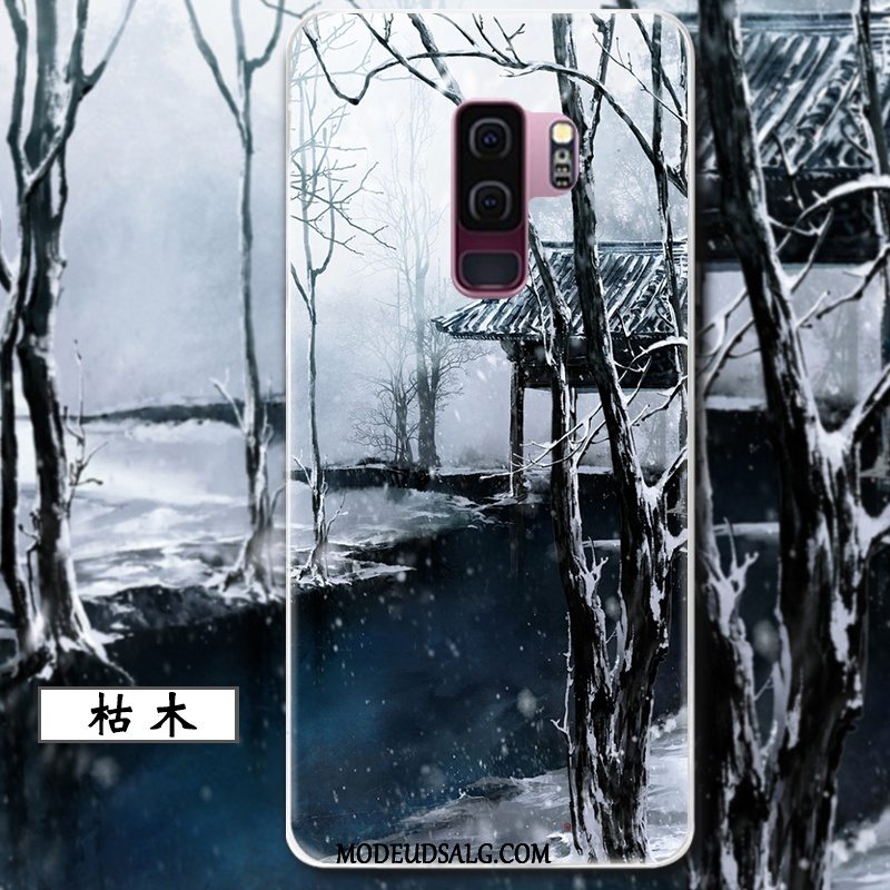 Samsung Galaxy S9+ Etui Blød Kreativ Beskyttelse Cover Blå