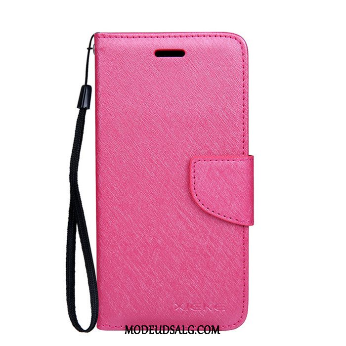 Samsung Galaxy S9+ Etui / Cover Anti-fald Lædertaske Blød Clamshell Rød