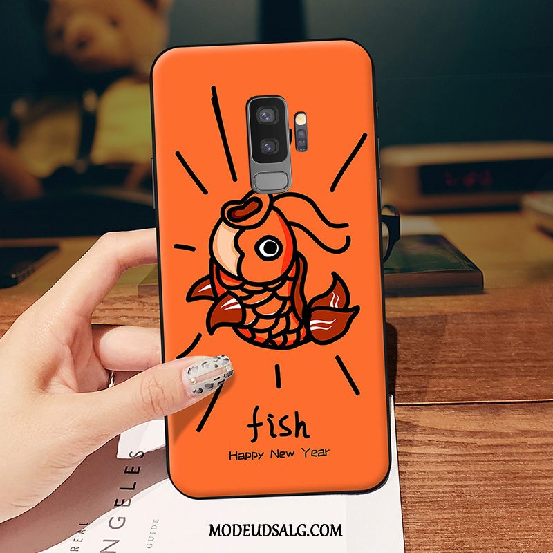 Samsung Galaxy S9+ Etui / Cover Beskyttelse Hemming Silikone Cartoon