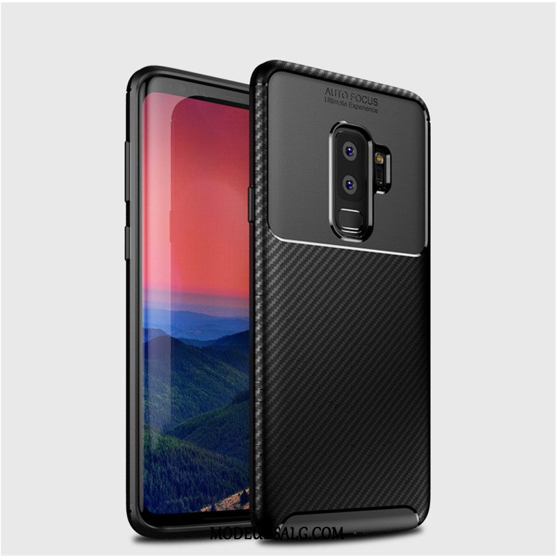 Samsung Galaxy S9+ Etui / Cover Fiber Anti-fald Beskyttelse Nubuck Blød