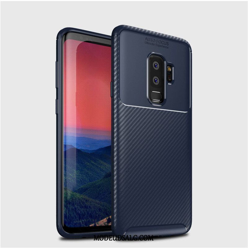 Samsung Galaxy S9+ Etui / Cover Fiber Anti-fald Beskyttelse Nubuck Blød