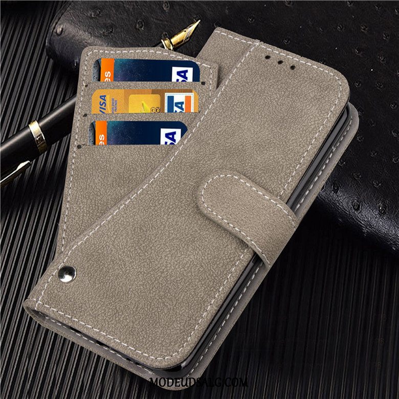 Samsung Galaxy S9 Etui / Cover Lædertaske Anti-fald Nubuck Beskyttelse Rød