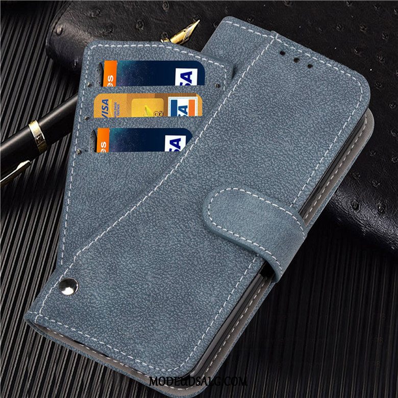 Samsung Galaxy S9 Etui / Cover Lædertaske Anti-fald Nubuck Beskyttelse Rød