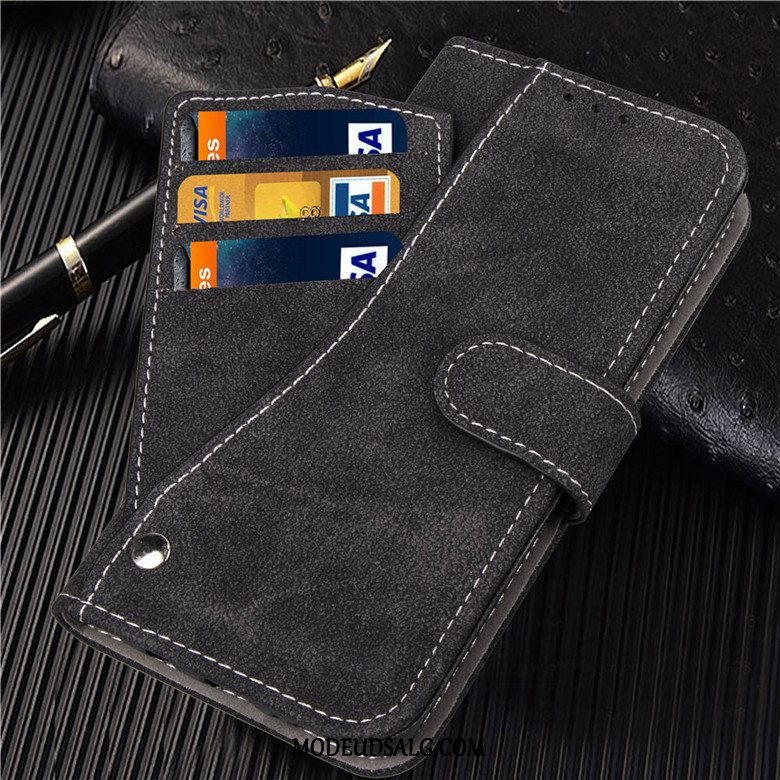 Samsung Galaxy S9 Etui / Cover Lædertaske Anti-fald Nubuck Beskyttelse Rød