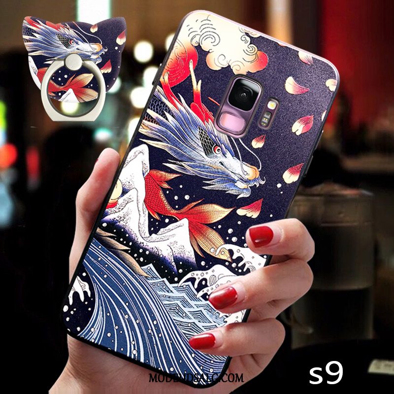 Samsung Galaxy S9 Etui / Cover Tynd Hængende Ornamenter Trend Anti-fald Blød