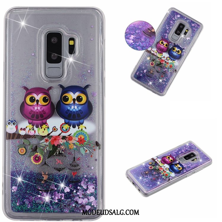 Samsung Galaxy S9+ Etui Flydende Cover Lyserød Beskyttelse Quicksand