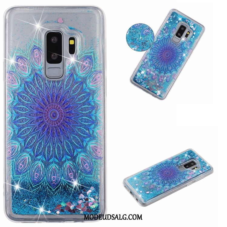 Samsung Galaxy S9+ Etui Flydende Cover Lyserød Beskyttelse Quicksand