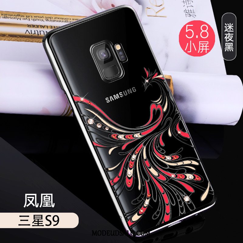 Samsung Galaxy S9 Etui Guld Belægning Mode Lilla Trendy