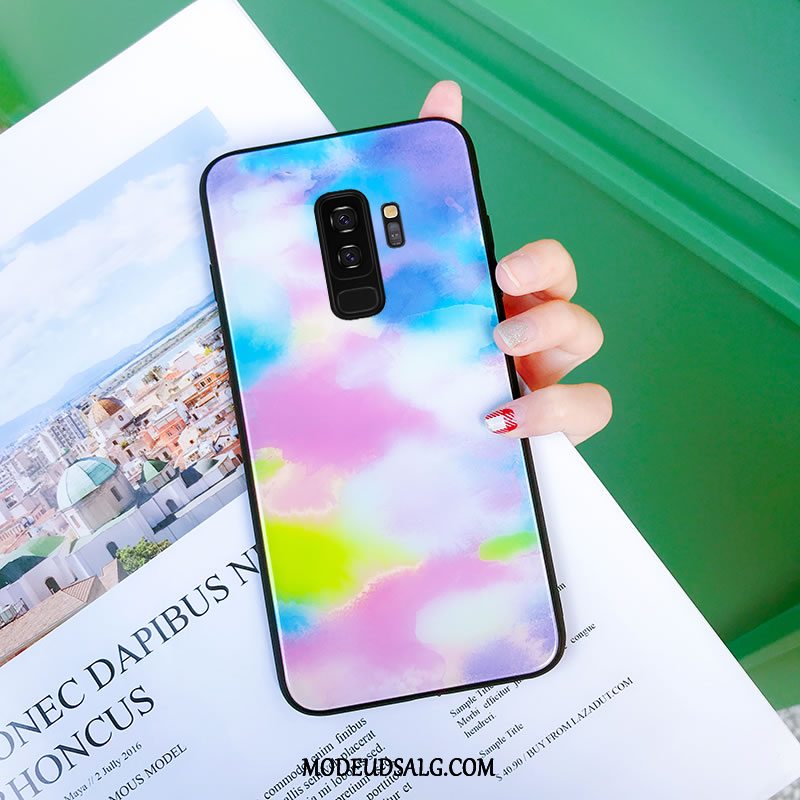 Samsung Galaxy S9+ Etui Kreativ Elskeren Farve Gul Let Tynd