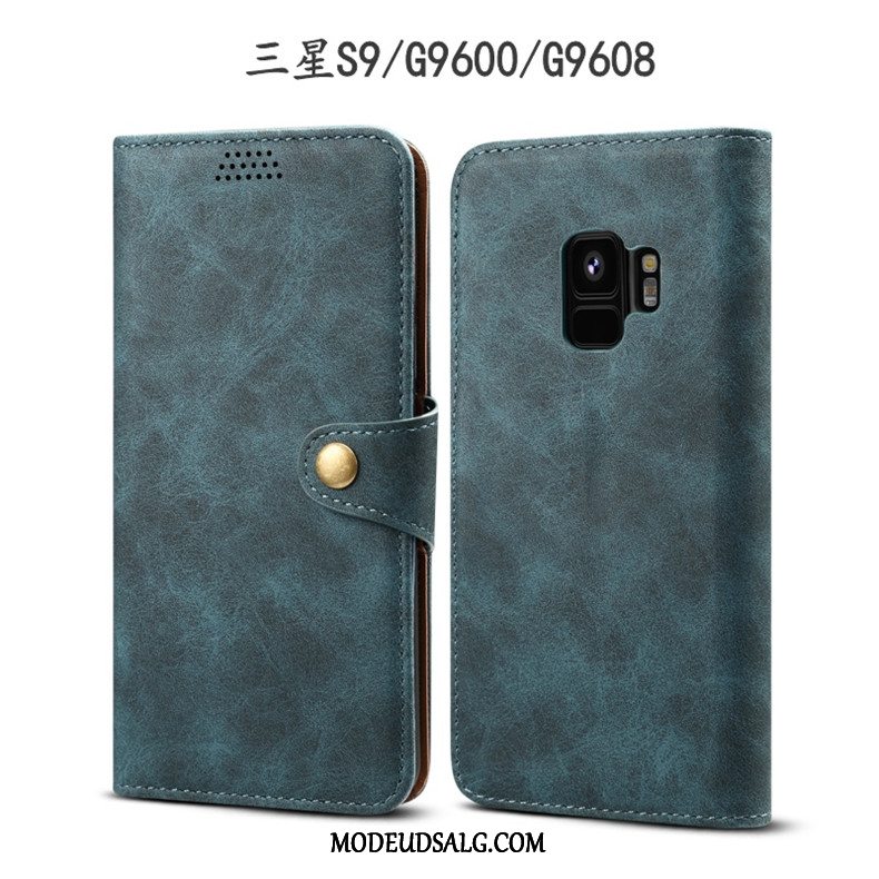 Samsung Galaxy S9 Etui Rød Cover Lædertaske Beskyttelse Folio