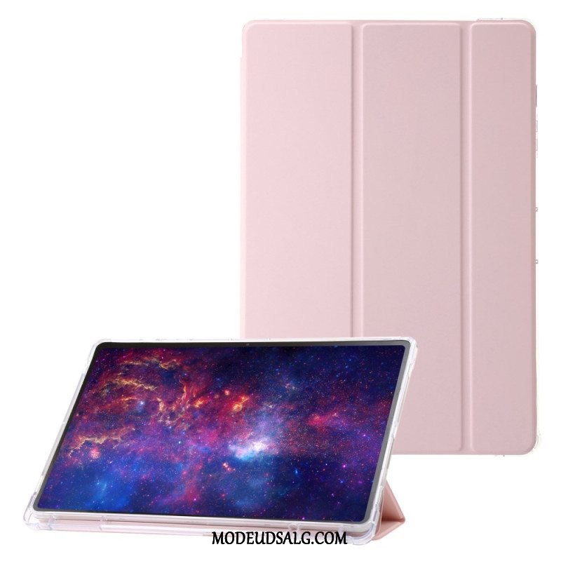 Samsung Galaxy Tab S9 Plus Tri-fold Gennemsigtig Bagside