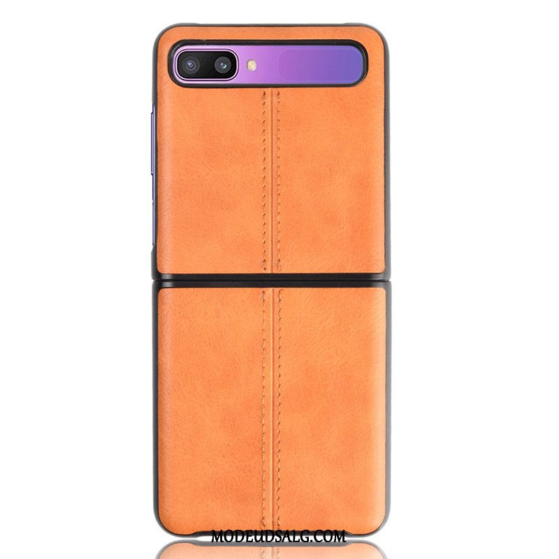 Samsung Z Flip Etui / Cover Lædertaske Mode Lille Sektion Alt Inklusive