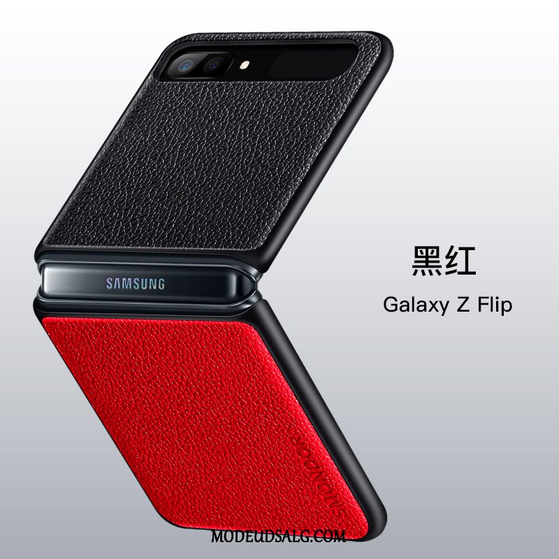 Samsung Z Flip Etui / Cover Sort Alt Inklusive Beskyttelse Anti-fald Ensartet