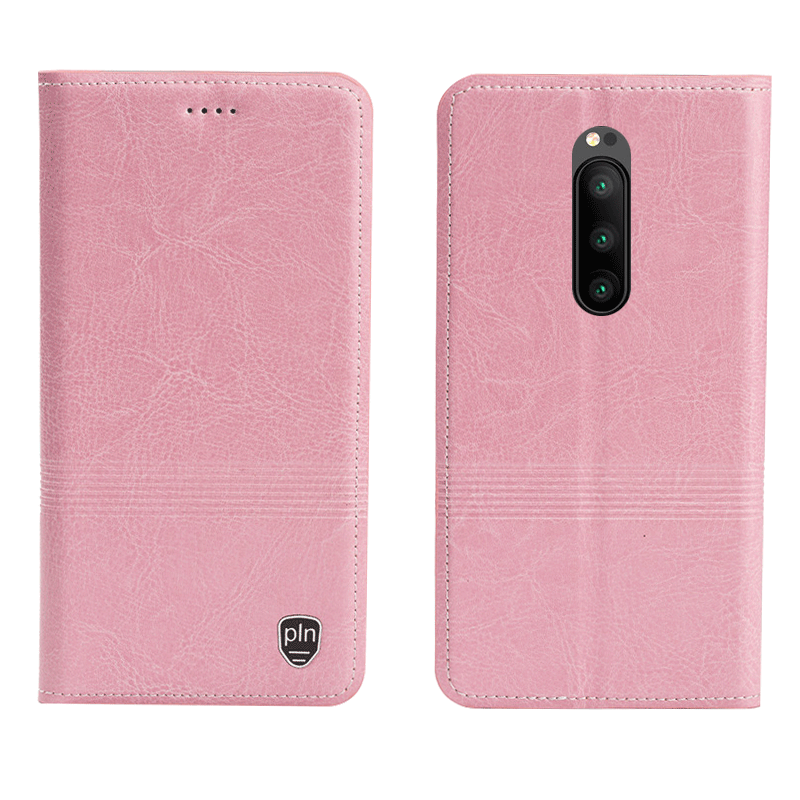 Sony Xperia 1 Etui / Cover Alt Inklusive Anti-fald Lædertaske Clamshell Ægte Læder