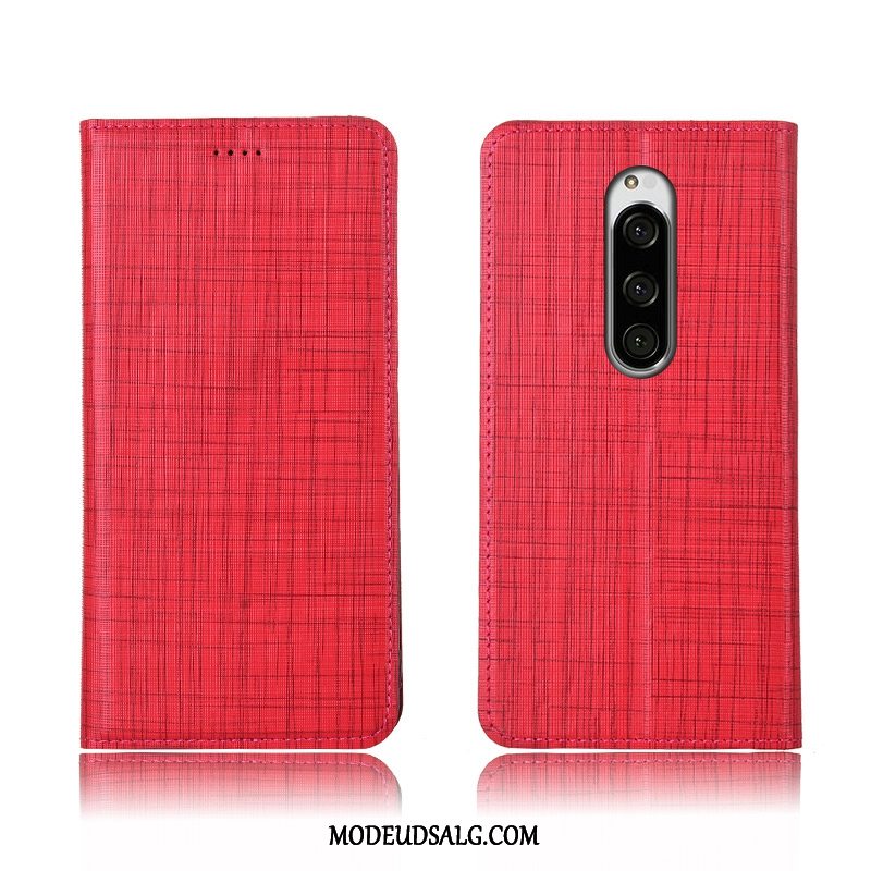 Sony Xperia 1 Etui / Cover Alt Inklusive Clamshell Nubuck Ægte Læder