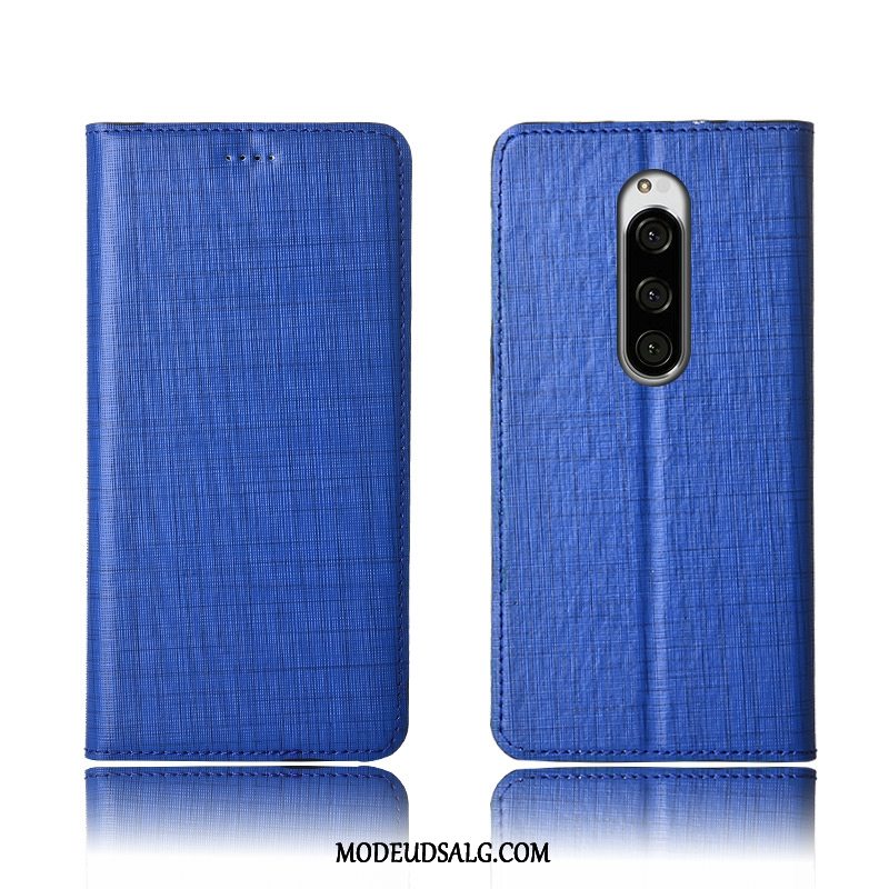 Sony Xperia 1 Etui / Cover Alt Inklusive Clamshell Nubuck Ægte Læder