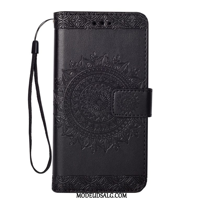 Sony Xperia 1 Etui / Cover Lædertaske Folio Grøn Anti-fald Beskyttelse